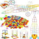 Ggiibro Straw Constructor Toys STEM Building Toy for Kids