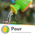 nuby watering can bath toy for toddlers and kids 18+ months interactive fun baby bath essentials