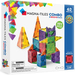 MAGNA-TILES® Combo 46-Piece Magnetic Construction Set, The Original Magnetic Building Brand