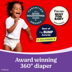 Huggies Little Movers HuggFit 360 Diapers Size 6, 104 Count (2 Packs of 52)