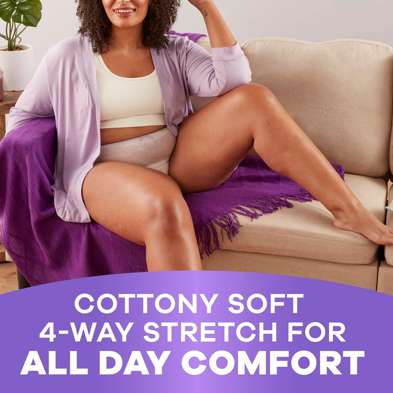 Always Discreet Adult Diapers for Women, Incontinence Underwear, Postpartum Essentials, Disposable Briefs, Max Absorbency, Bladder Leak Protection, Large, 17ct