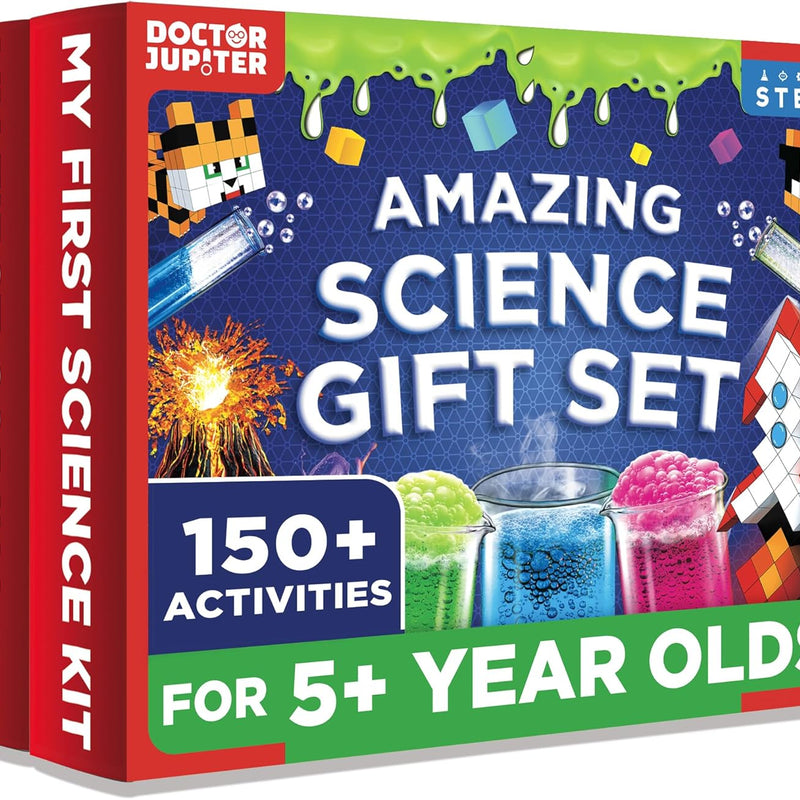 Doctor Jupiter My First Science Kit for Kids Ages 4-8 with 50+ Experiments and Fun STEM Learning