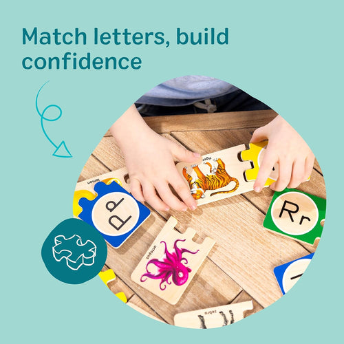 Melissa & Doug Self-Correcting Alphabet Wooden Puzzles for Kids Ages 4+