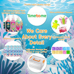 Timetome DIY Squishy Maker Kit for Kids Ages 3+ | Magic Water Elf Gel Toy Set with 20 Gels & 10 Molds, Glitter Glow Sensory Craft Activity for Creative Play