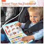 Teefrye Toddler Busy Board Montessori Toy for Toddlers 1-3 Year Old with Preschool Learning Fine Motor Skills Toy Quiet Book Gift for Kids