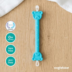 oogiebear Baby Nose & Ear Picker, Safe Booger Remover Tool, 1 Piece, Blue | Safe Dual-Ended Nose Cleaner & Ear Wax Remover for Newborns, Infants & Toddlers, BPA-Free, Patented, Baby Registy Essential