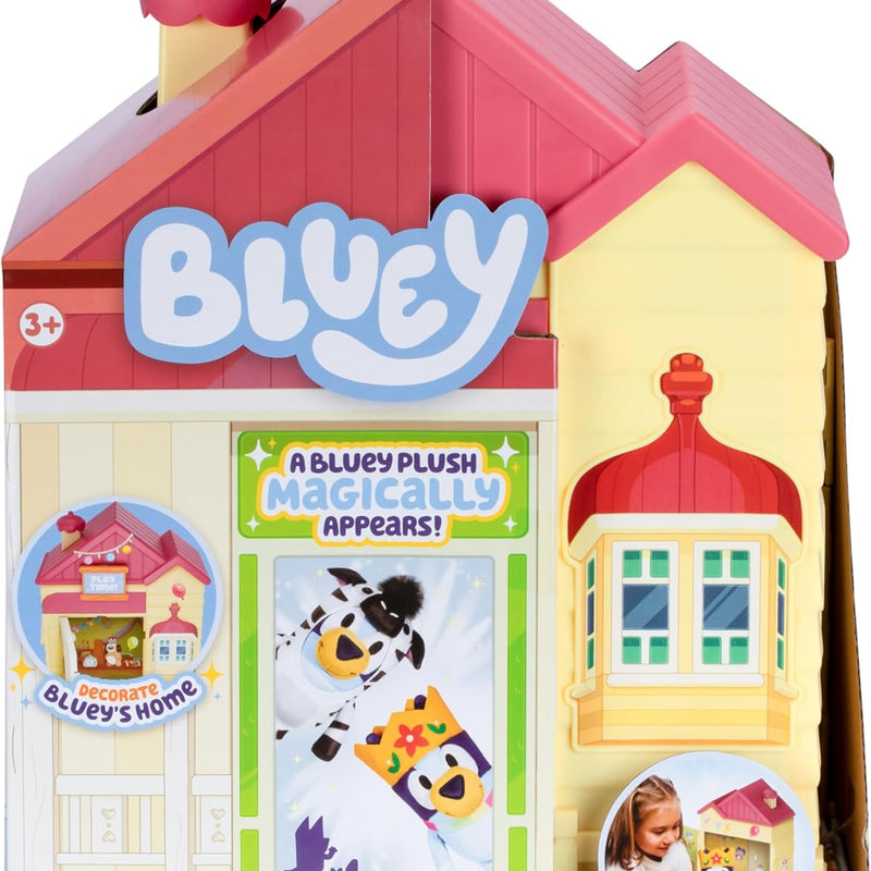 Bluey Heeler Family Stuffed Animals Set of 4, 7-8”, Soft Bingo, Bandit, and Chilli Plush Figure Toys, Cuddly Plush Toys for Kids Ages 3+