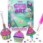 Dan&Darci diamond art kit for kids - gem painting - arts & crafts for ages 6-12 - creative gift ideas