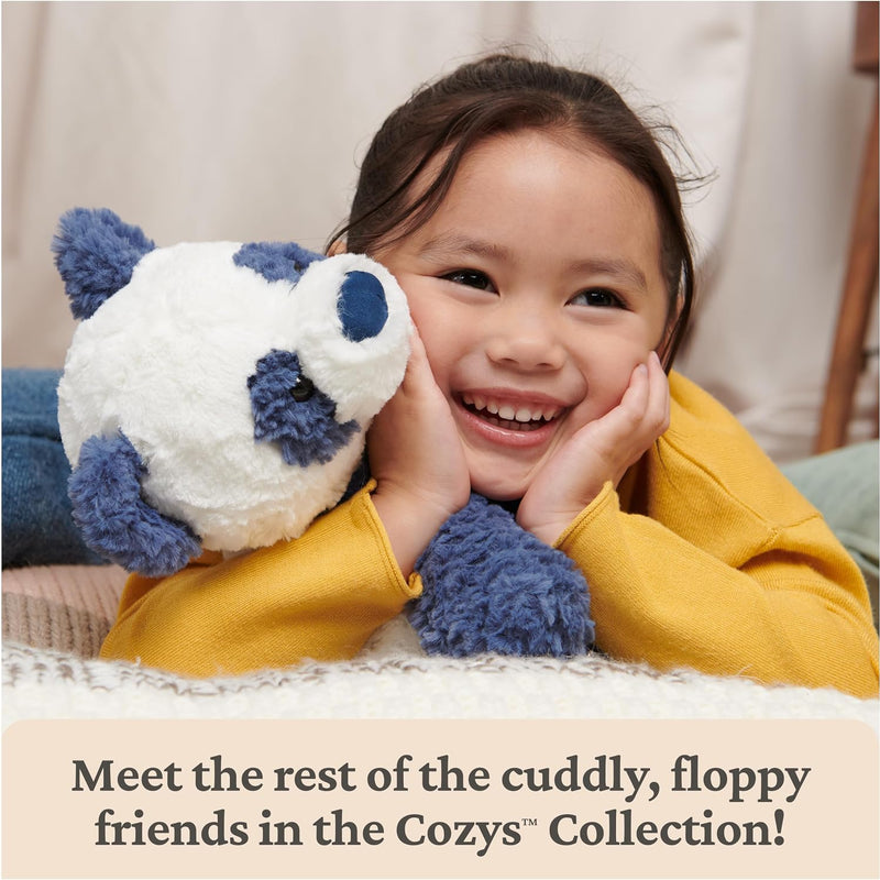 GUND Cozys Collection Cow, Stuffed Animal for Ages 0 and Up, Spring Decor Plush Toy, Cream/Blue, 10”
