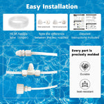 Pool Slide Water Tubing Kit, Spray Hose Kit/Parts for Inground Pool Slide, Swimming Pool Slide Water Sprayer