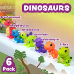 Mold-Free Dinosaur Bath Toys: Soft, Squeezable, and Float on Water for Toddlers