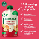 Beech-Nut Baby Food Pouch Variety Pack, Fruit & Root Veggies, 18 Pouches