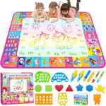 Water Doodle Mat, Kids Drawing Toys for 3 4 5 Year Old Boys Girls Gifts | Reusale Princess Color Mat, Mess-Free Coloring, Educational Doodle Toy, Toddlers Birthday Gifts for Age 3 4 5 6 7 8 Year Old