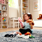 Melissa & Doug Barn Buddies Soft Farm Animal Hand Puppets - Set of 6 Cuddly Characters for Imaginative Play, Storytelling, and Skill Development for Ages 2-6.