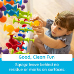 Fat Brain Toys Squigz Starter Set - Suction Bath Toys for Kids 3+