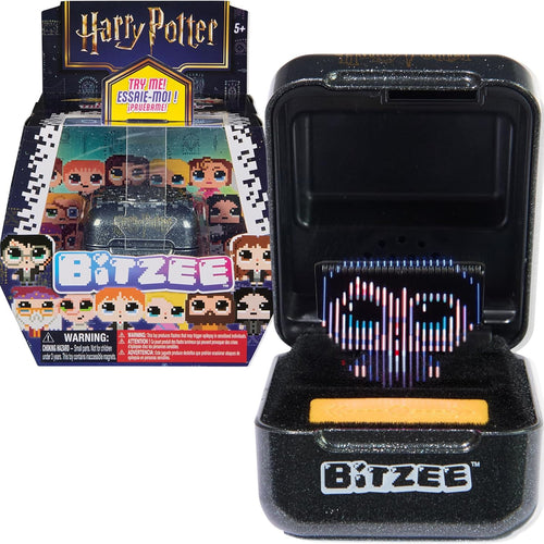 Harry Potter Bitzee interactive toy with 20 characters, Hogwarts pod, and 3 AA batteries for kids