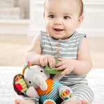 Skip Hop Bandana Buddies Baby Activity and Teething Toy with Multi-Sensory Rattle and Textures