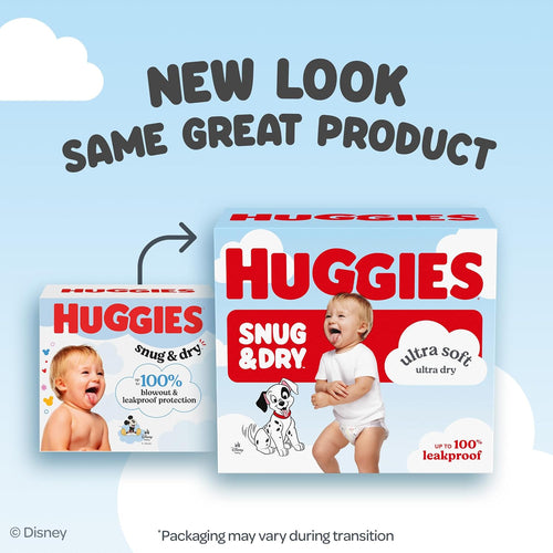 Huggies Snug & Dry Diapers Size 1, 128 Count
