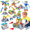 ToyTonix 10-in-1 STEM Engineering Building Kit – 167PCS Creative Construction Toy for Kids 4+