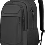 Travel Laptop Backpack 17 Inch, Sturdy Professional Travel Backpack for Men Women with LifetimeWarranty, Airline Approved Big Large Business Work College Computer Backpack, Black