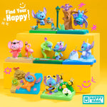 HAPPY HAUL Disney Stitch Goes Wild Scene Setters, Surprise Collectible Toy Figure in Blind Box with Scenic Base and Accessories, 3 Inches Tall, Short-Run Drop, Ages 8 and up