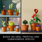 LEGO Botanicals Tiny Plants Artificial Indoor Plant Building Set for Adults Ages 18+