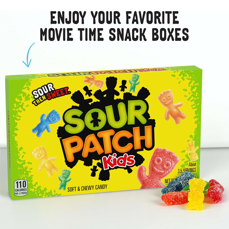 SOUR PATCH KIDS & SWEDISH FISH Soft & Chewy Gummy Candy Variety Pack, 15 ct | 3 Flavors, Bulk Candy