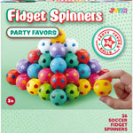 JOYIN 36 Pack Soccer Fidget Spinners for Kids, Compact and Portable Stress Relief Toys