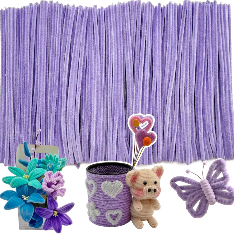 Pipe Cleaners Craft Bulk - 200pcs Arts Crafts, Chenille Stems Art Supplies for Projects, DIY Room Decor, Christmas Decorations