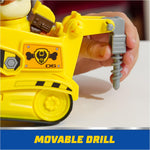 Paw Patrol, Rubble's Bulldozer Toy Truck with Collectible Action Figure, Sustainably Minded Kids Toys