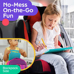 Magnetic Drawing Board for Kids & Toddlers, Airplane & Car Ride Activities | Magnetic Tablet Toy with Beads & Stylus Pen, Travel Toys for Toddlers, Road Trip & Flight Activity, Gift for Boys & Girls