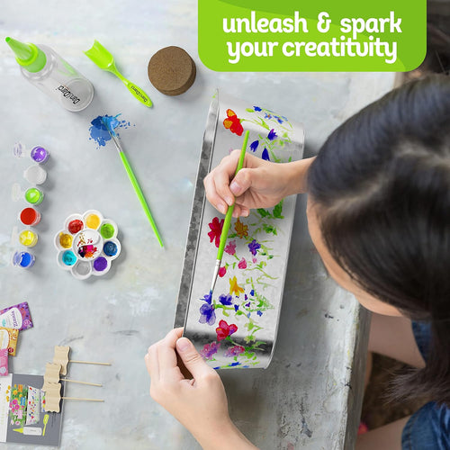 Dan&Darci Paint & Plant Flower Growing Kit for Kids - Perfect for Ages 5-12, a Fun and Educational Gift