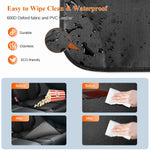 Car Seat Protector, Carseat Seat Protectors with Thick Padding No Imprints | Non-Slip Backing, Waterproof, Universal Fit, Heat Resistant, 600D Fabric Car Seat Covers with Storage Pockets for Baby