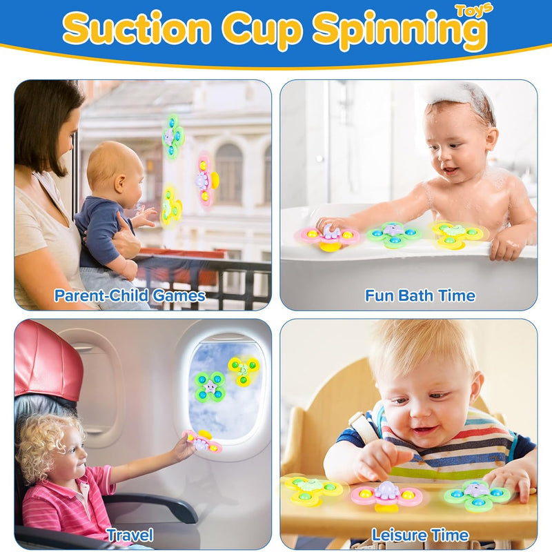 6-in-1 Baby Toys 6 to 12 Months, Montessori Toys for Babies 6-12-18 Months, Infant Teething Toy Stacking Blocks Rings Sensory Bin, Sorting Sensory Educational Learning Gift for Toddlers Aged 1-3