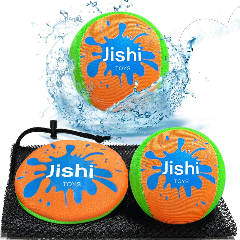 Water Skipping Balls for Pool, Beach Toys for Kids Ages 8-12 Boys Outdoor Play, Splash Water Bouncing Balls for Swim Games Toys for Kids Ages 3-5-7 4-8-12 Year Old Boys Girls Teens Adults Summer Gifts
