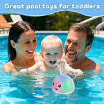 Anggiko Baby Bath Toy, Light Up Whale Sprinkler for Toddlers Ages 1-3, 6-12 Months Rechargeable Battery Toy Gift