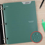 Five Star 2-Pocket Plastic Folder with Stay-Put Tabs, Fits 3-Ring Binder, Holds 8.5" x 11" Paper, Assorted Colors, 4 Pack (333420B)