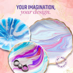 Craft 'n Clay - Jewelry Dish Making Kit for Kids 8-14 Years - DIY Crafts | Best DIY Arts & Crafts Kits - Birthday Gifts - Creative Toys for Preteen & Teenagers - Girl Birthday Gift Ideas for Ages 8-12