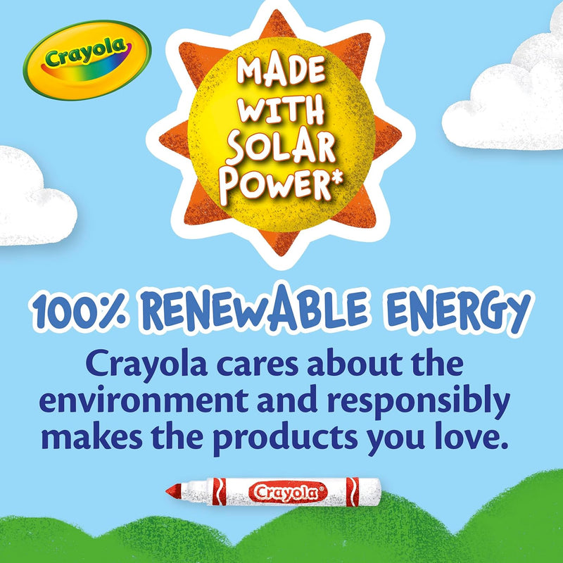 Crayola Washable Markers for Kids - Black (12ct), Bulk Broad Line Markers for School, Classroom Essentials, Teacher Classroom Must Haves for Elementary School
