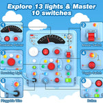 busy-board-montessori-toys-for-toddlers-1-2-3-4-year-old-with-13-led-lights-and-sensory-activities