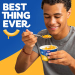 Kraft Mac and Cheese Dinner, 8 Microwaveable Cups, Original, 2.05 oz | for Easy Dinner or Dinner Sides No Artificial Flavors, Preservatives or Dyes