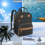 Tenot Diaper Bag Backpack for Women with Insulated Pockets Black | Large Capacity, Multifunctional, Waterproof, Travel Baby Diaper Bags for Mom,Dad,Baby Girl Boy