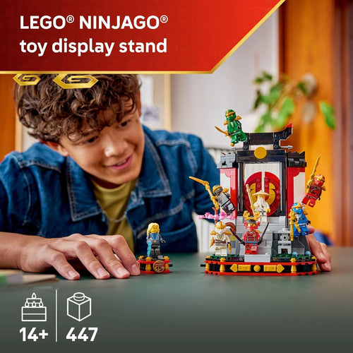 LEGO NINJAGO Ninja Character Display 15th Anniversary Building Toy for Kids Ages 14+, 71866