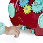 Radio Flyer Busy Buggy, 3-in-1 toddler push walker with 17 sensory activities, 42 lb capacity, ride on toys for 1-3 year olds