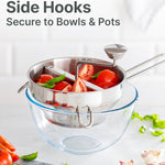 Hungry Artisan 4-Disc Food Mill for Jams, Purees & Silky Sauce | Stainless steel, ergonomic rotary crank; also for tomato sauce, canning, applesauce, baby food, berries & mashed potatoes