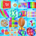 Fidget Toys, 160 Pack Party Favors for Kids 8-12 4-8, Sensory Toys Bulk Autism Autistic, Treasure Box Toys for Classroom, Stocking Stuffers, Goodie Bag Stuffers, Christmas Birthday Gifts Prizes