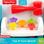 Fisher-Price Tap & Turn Bench Activity Toy