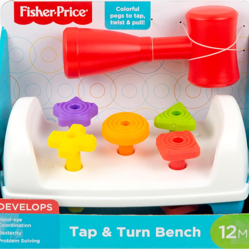 Fisher-Price Tap & Turn Bench Activity Toy