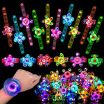 24pcs light up fidget spinner bracelets for kids birthday party favors bulk