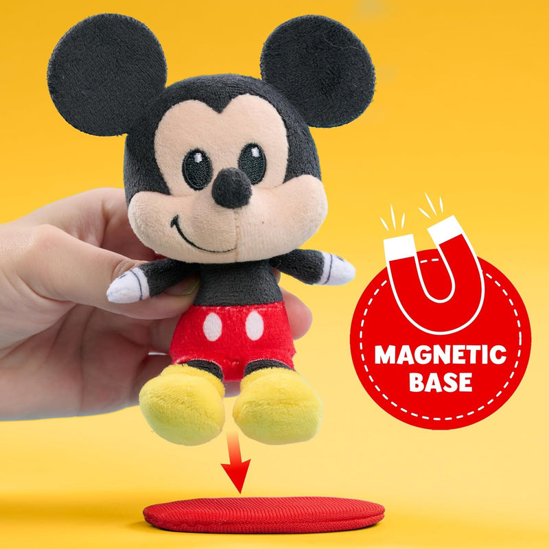 Disney Classics Perch’d 4.75-inch Shoulder Plush Mickey Mouse Stuffed Animal, Wearable Plushie, Soft Toy for Fans, Girls, Boys, Kids, Ages 3 and Up by Just Play